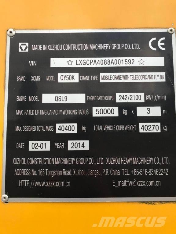 XCMG QY50K UNUSED Gruas Todo terreno