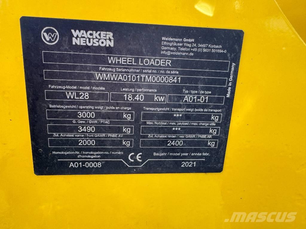 Wacker Neuson WL28 Carregadeiras de rodas