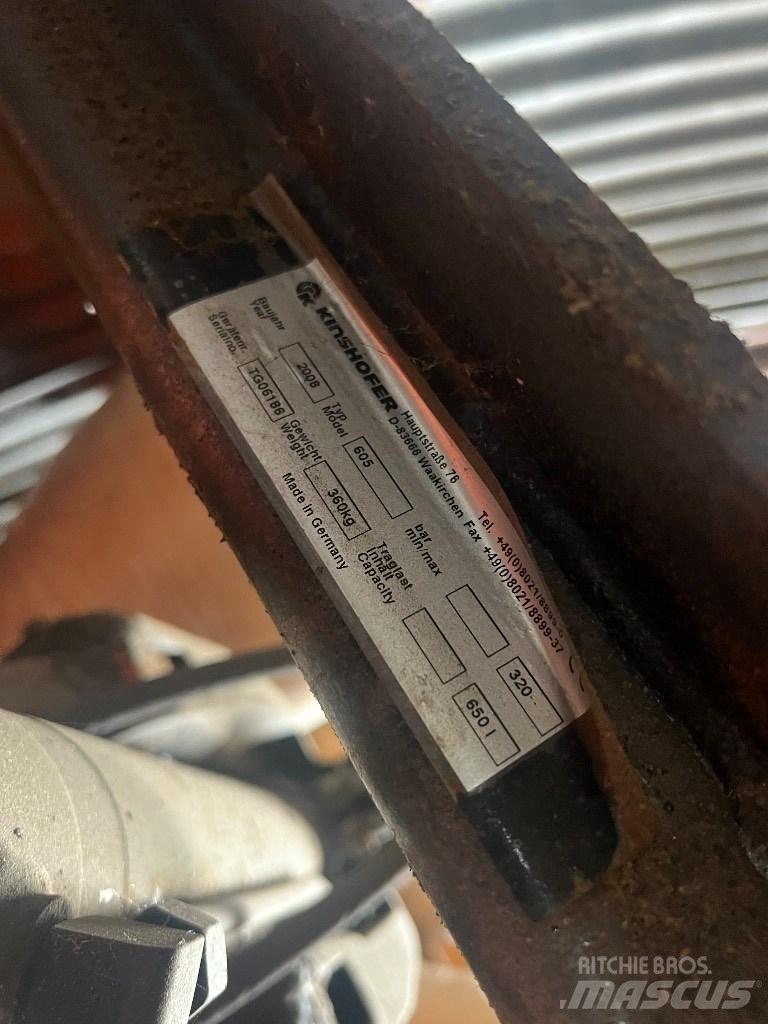 Kinshofer KM 605 Acessórios de manuseamento de carga