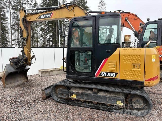 Sany SY75C Escavadoras Midi 7t - 12t