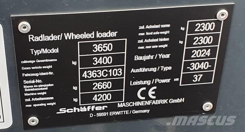 Schäffer 3650 Mini carregadoras