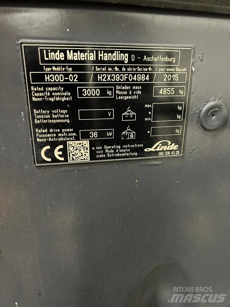 Linde H30D-02 EVO Empilhadores Diesel