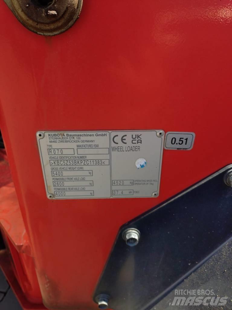 Kubota R 070 Carregadeiras de rodas