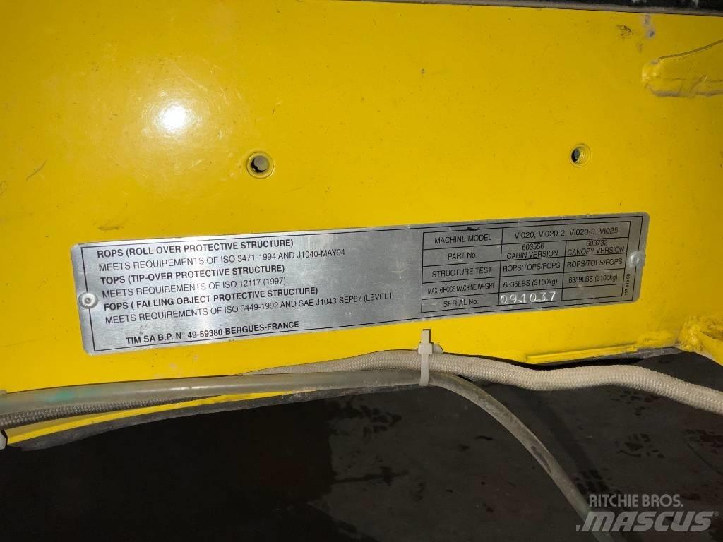 Yanmar Vio 20 / vio 25 Cabina