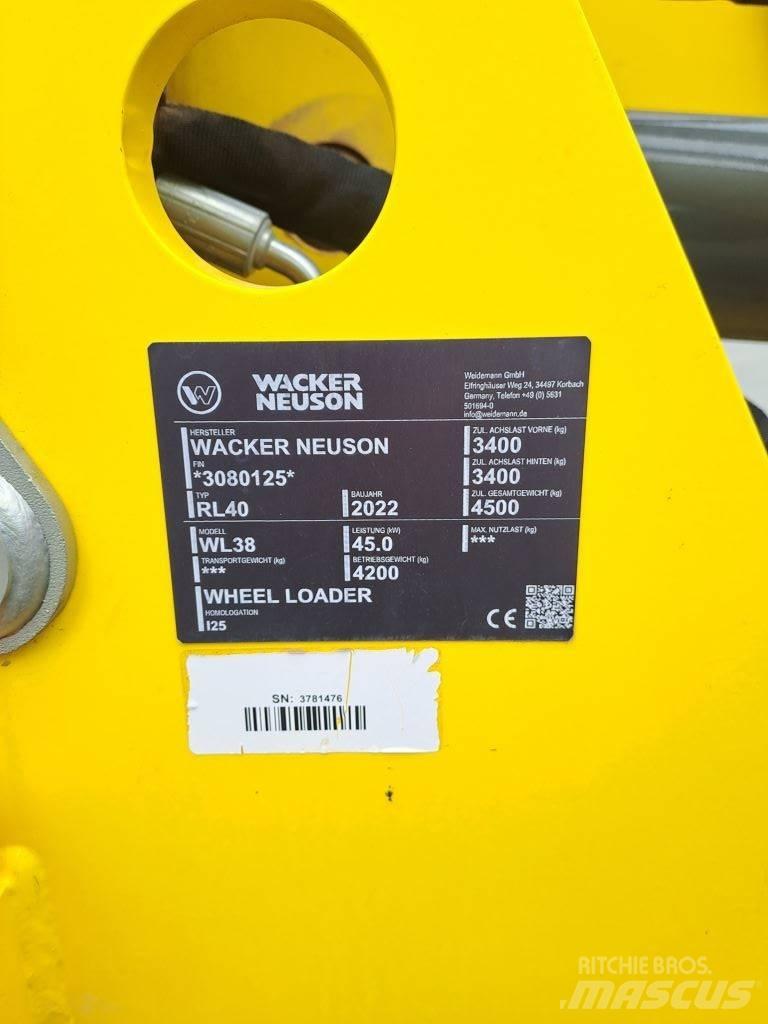Wacker Neuson WL38 Carregadeiras de rodas