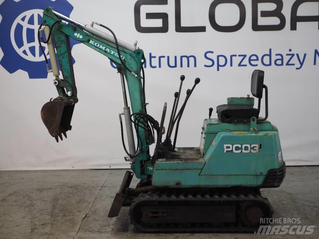 Komatsu PC03-1 Miniescavadeiras