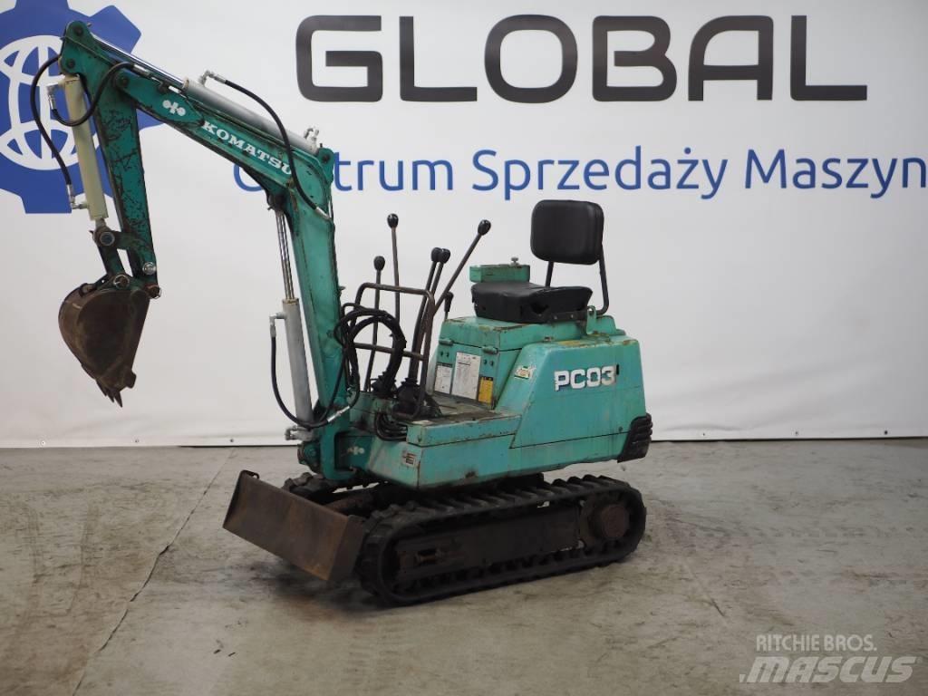 Komatsu PC03-1 Miniescavadeiras