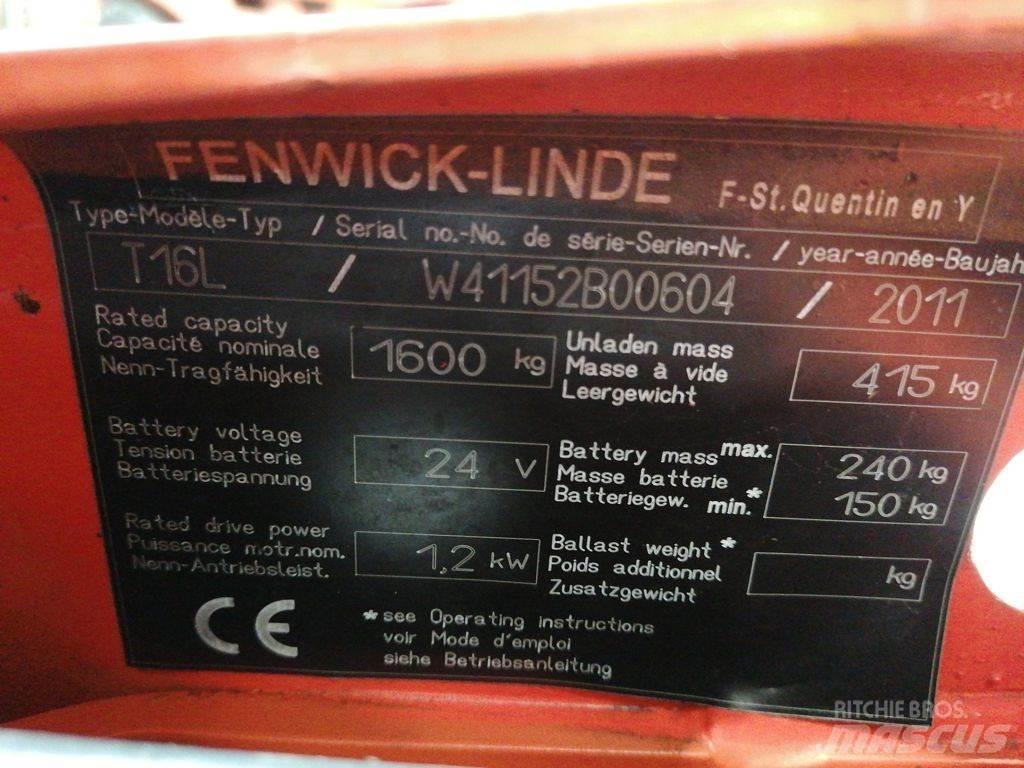 Linde T16L Porta palettes