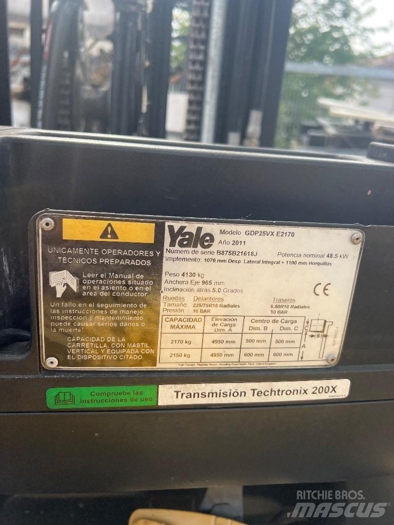 Yale 2500D Empilhadores Diesel