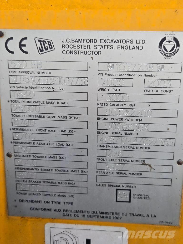 JCB 530 Manipulador telescópico