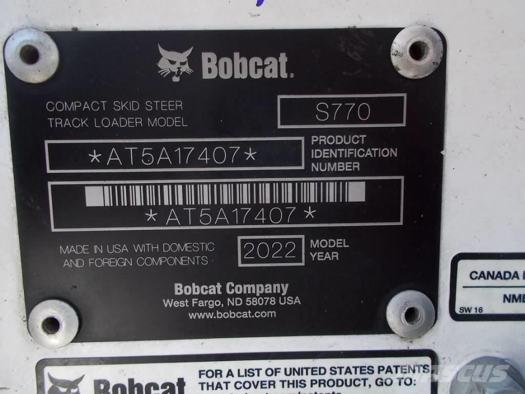 Bobcat S770 Minicarregadeiras
