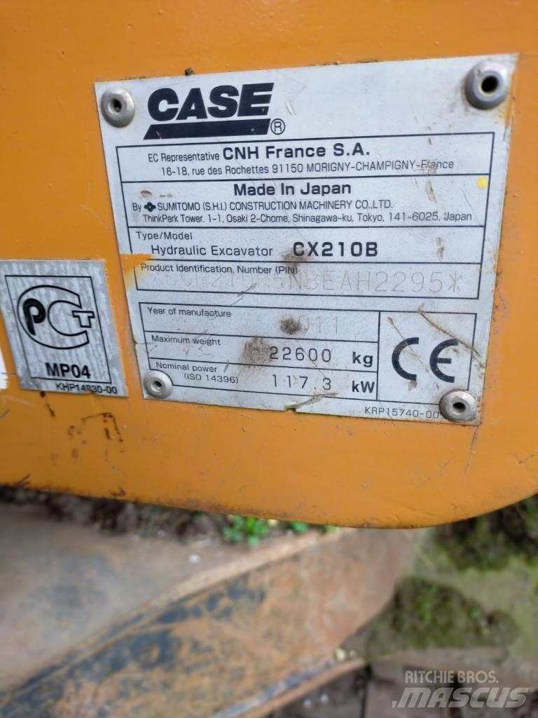 CASE 210 CX B Escavadeiras de esteiras