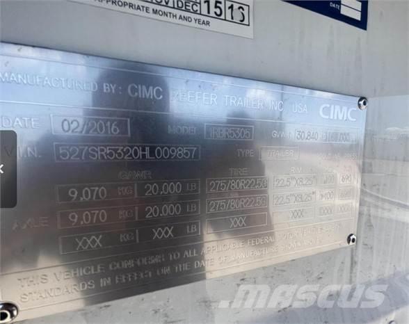 Utility 53 FT Semi Reboques Isotérmicos