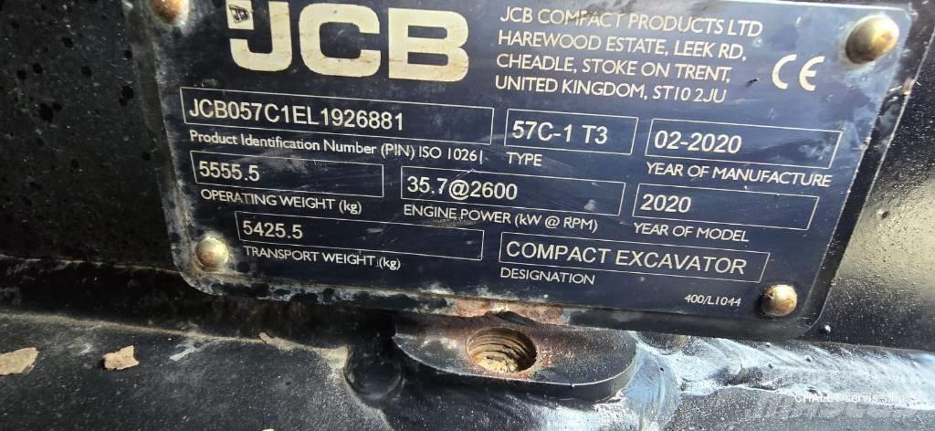 JCB 57 C-1 Miniescavadeiras