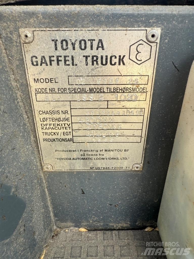 Toyota FD 25 Empilhadores Diesel