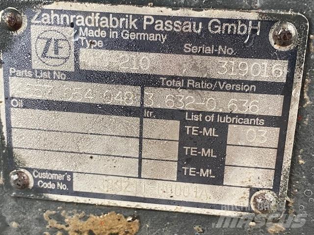 Hitachi ZF 4WG-210 Transmissăo