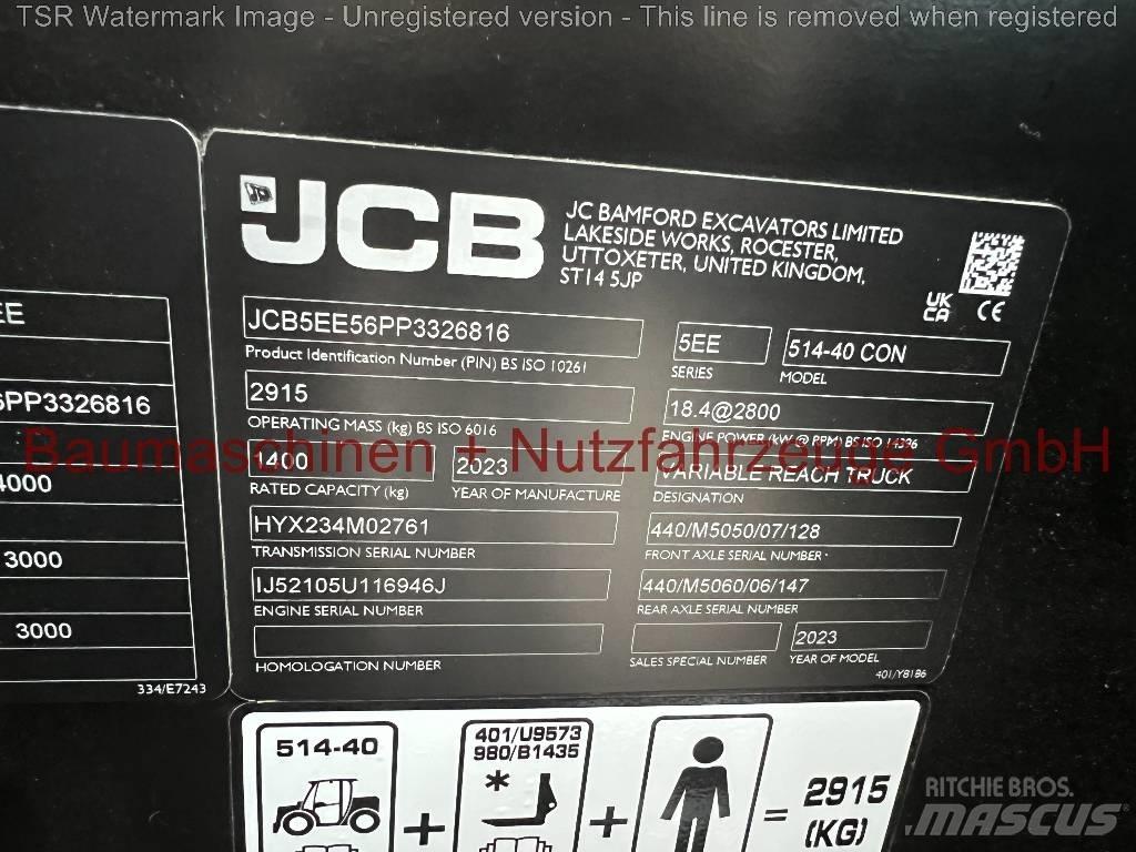 JCB 514-40 CTC -Demo- Manipulador telescópico