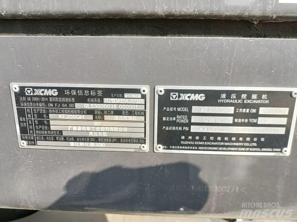 XCMG XE205GH Escavadeiras de esteiras