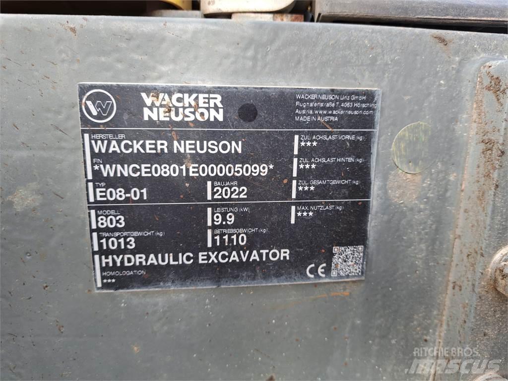 Wacker Neuson 803 Escavadeiras de esteiras