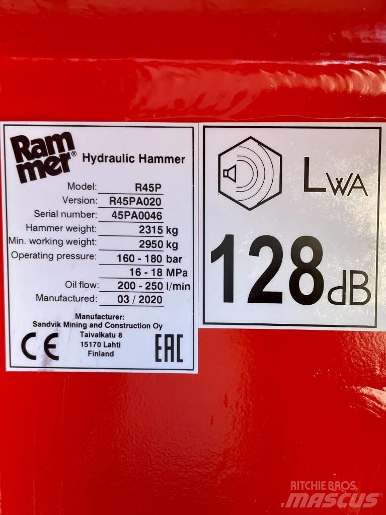 Rammer R45P Martelos de quebragem