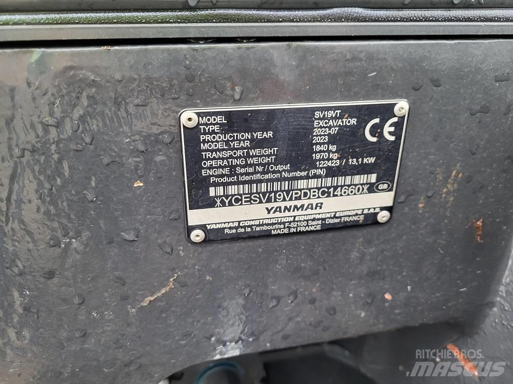 Yanmar SV 19 VT Miniescavadeiras