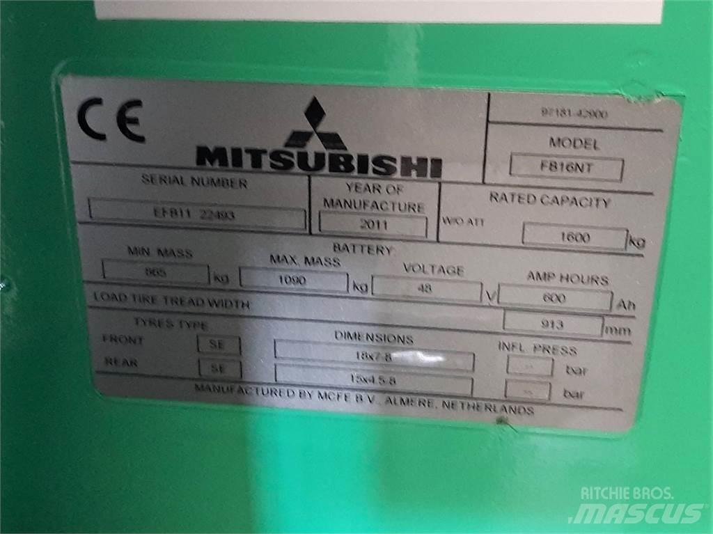 Mitsubishi FB16NT Empilhadores eléctricos