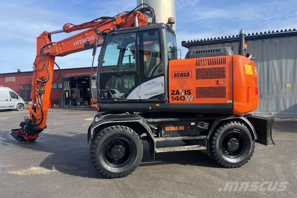 Hitachi ZX 140 W-5 Escavadoras de rodas