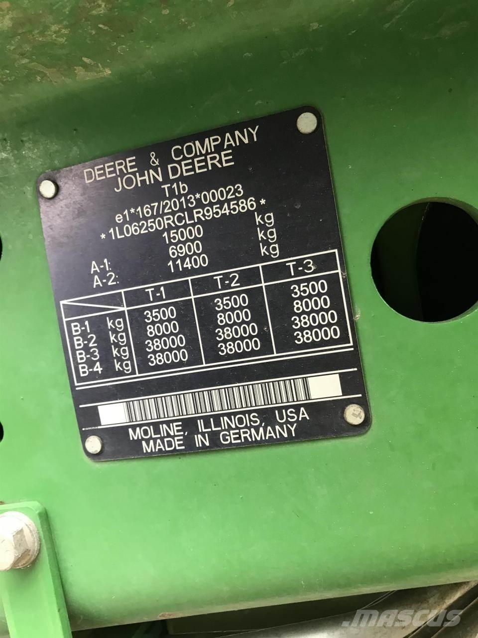 John Deere 6250R Tratores Agrícolas usados