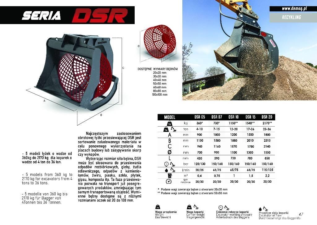  DEMOQ DSR20 Baldes crivo