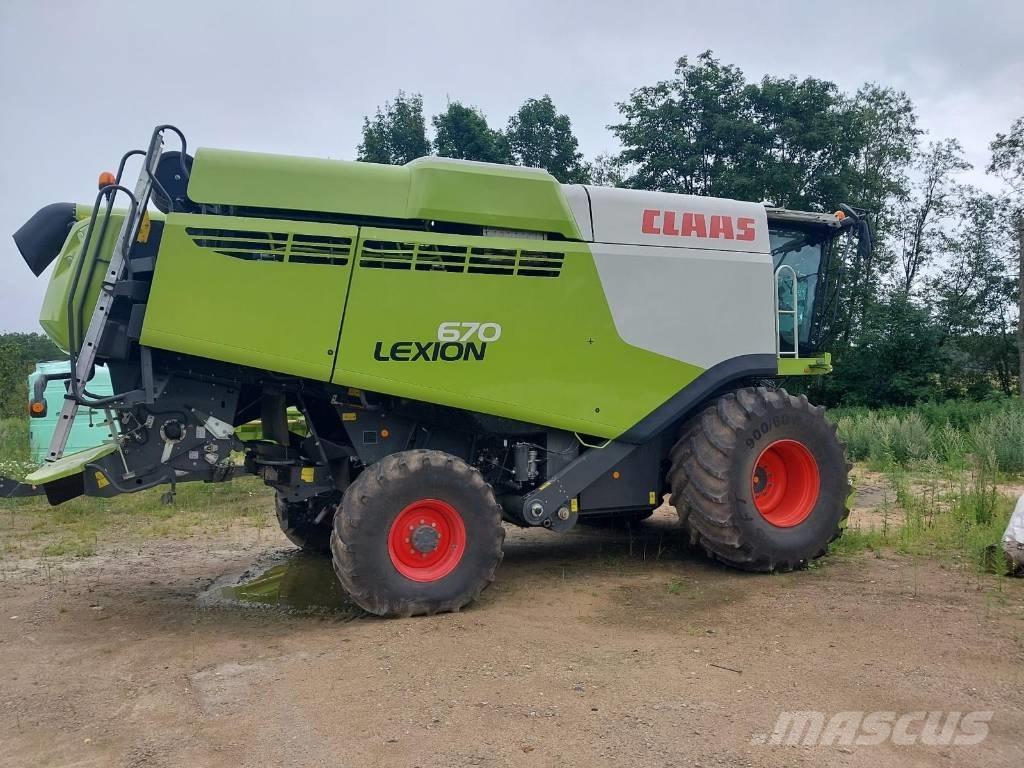 CLAAS Lexion 670 Ceifeiras debulhadoras