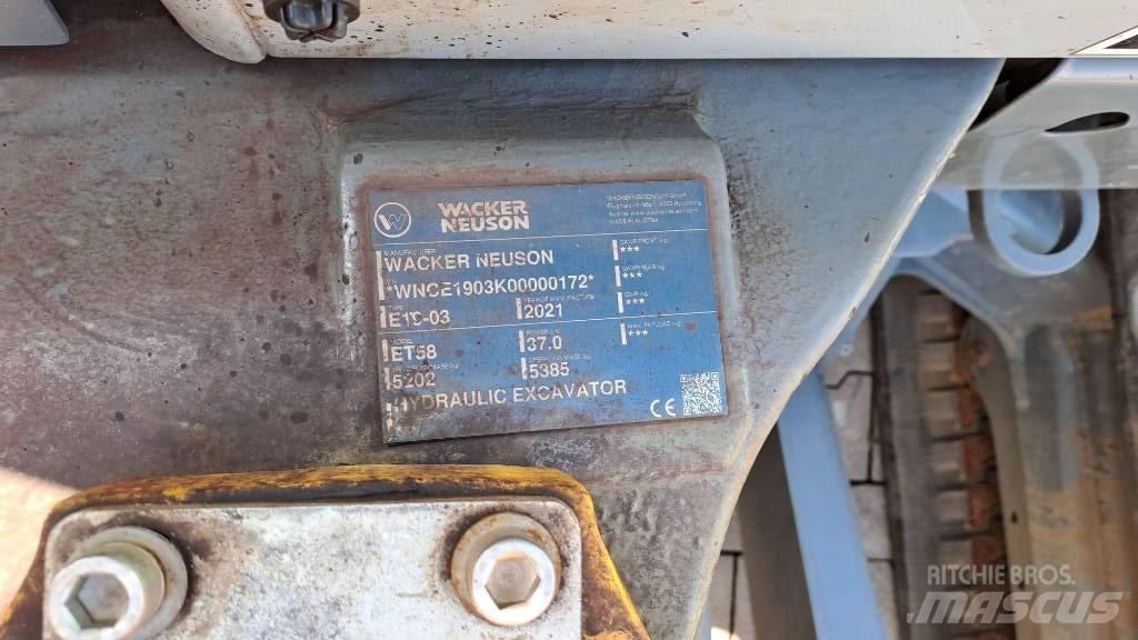 Wacker Neuson ET58 Escavadeiras de esteiras