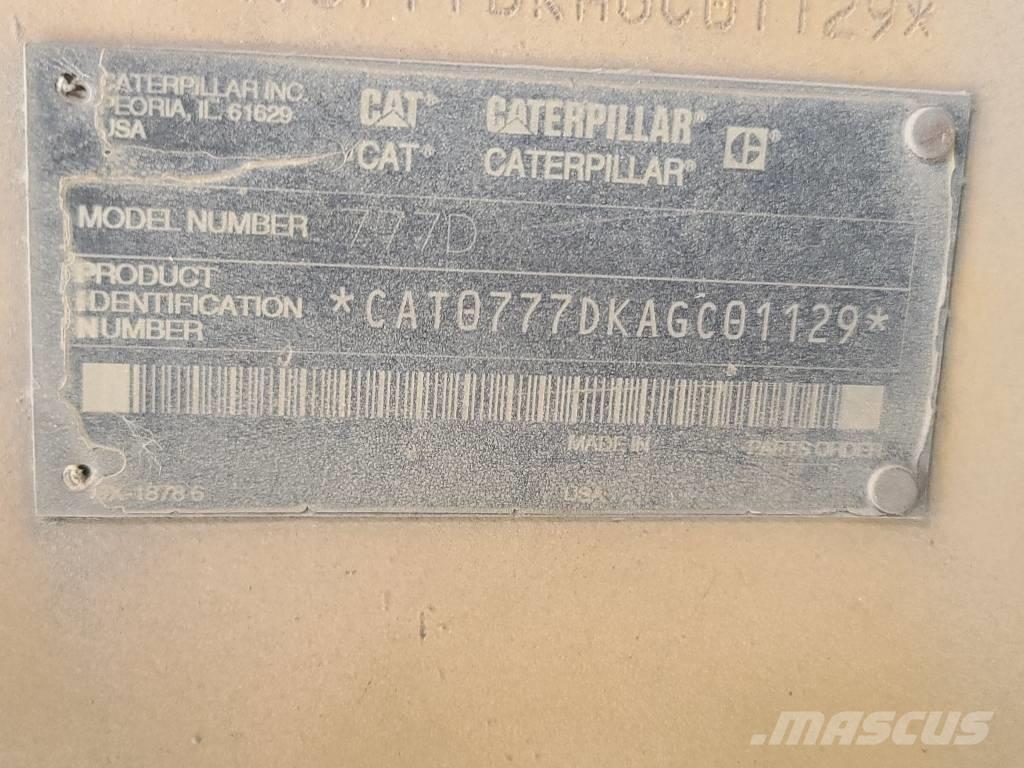 CAT 777 D Caminhões articulados