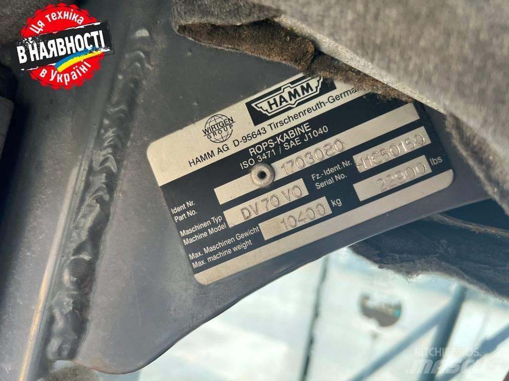 Hamm DV 70 VO Cilindros Compactadores tandem