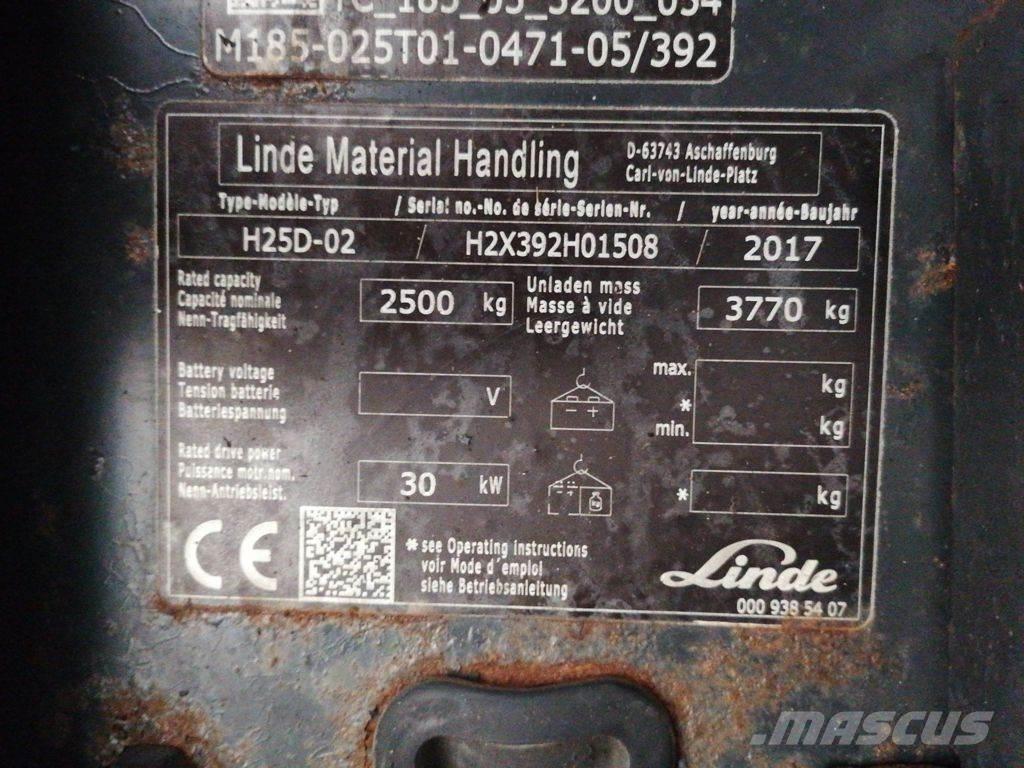 Linde H25D-02 Empilhadores Diesel