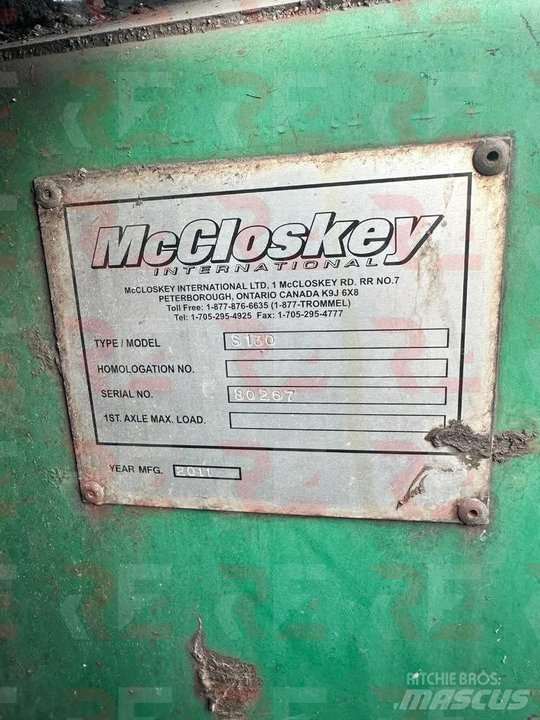McCloskey S130 Crivos móveis
