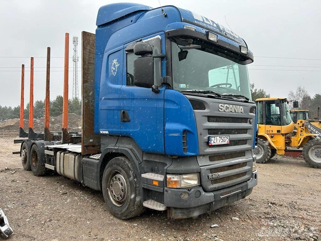 Scania R 420 Caminhões de transporte de troncos