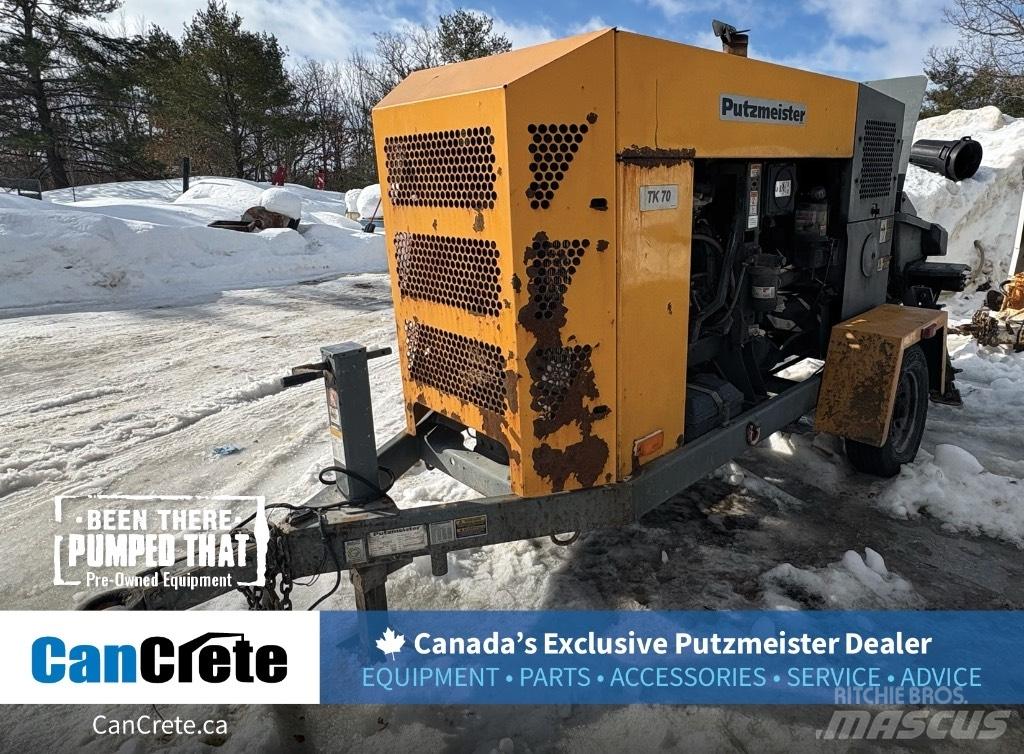 Putzmeister TK 70 Bombas de betonagem