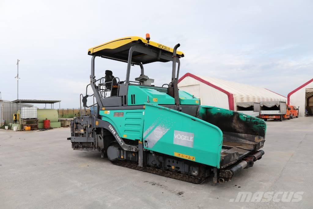 Vögele Super 1800 - 2 Espalhadoras de asfalto