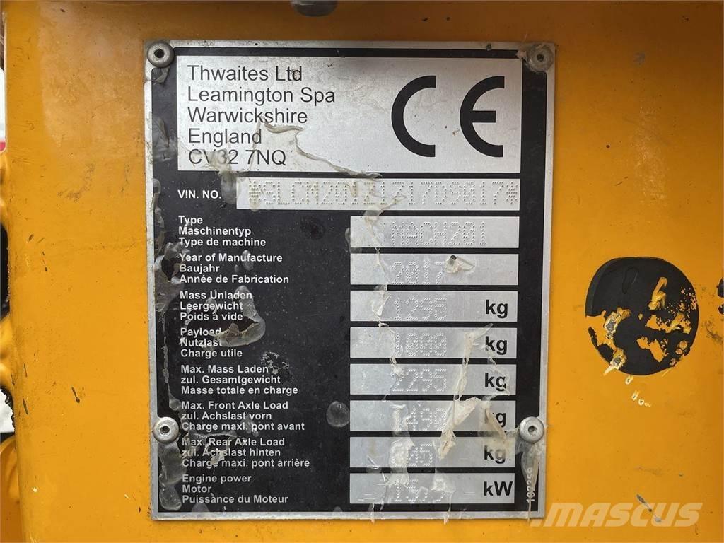 Thwaites 1 ton Dumpers de obras