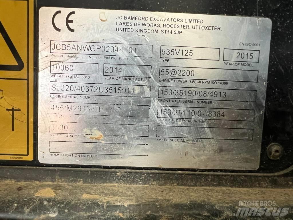JCB 535-125 Manipulador telescópico