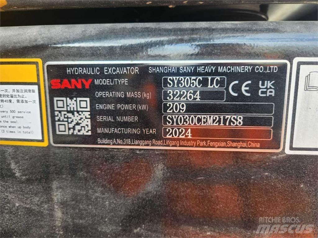 Sany SY305C Escavadeiras de esteiras
