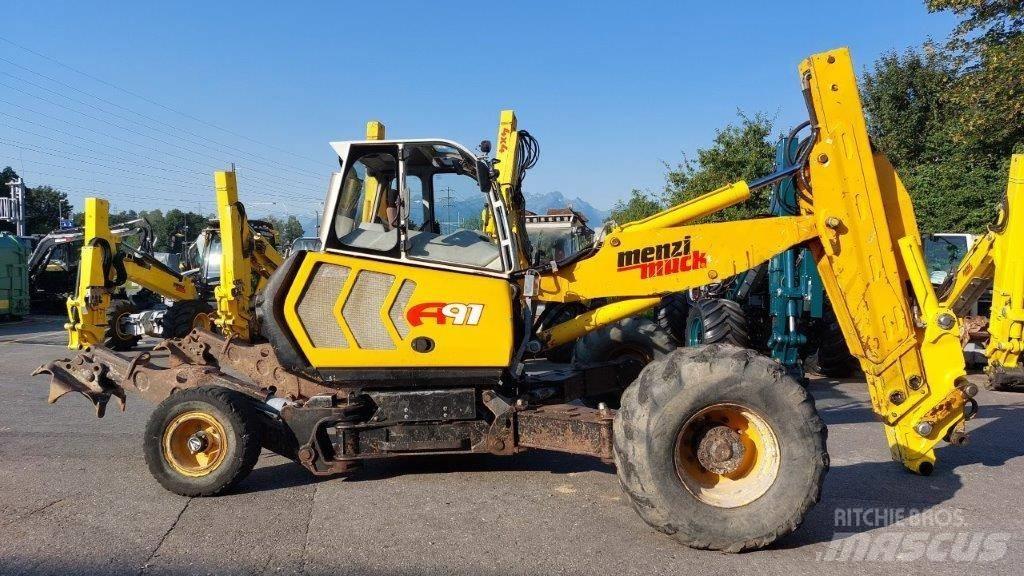 Menzi Muck A91 Mobil Escavadoras de rodas