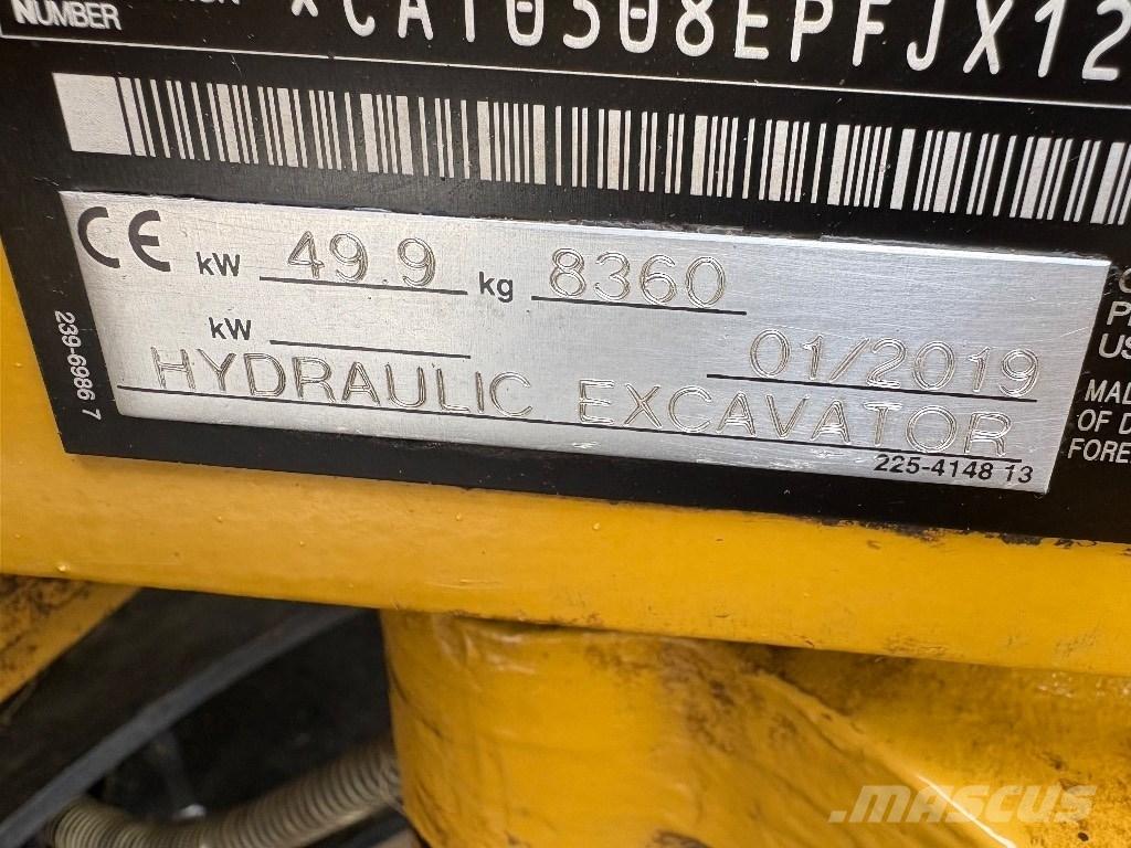 CAT 308 E 2 CR Escavadoras Midi 7t - 12t
