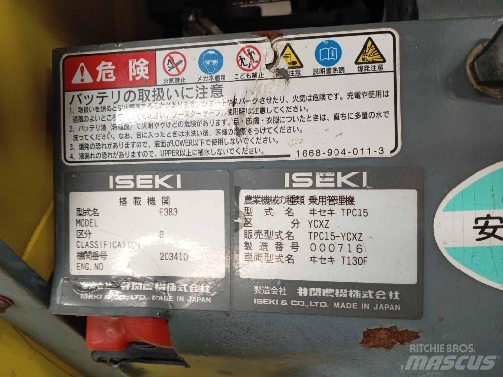 Iseki TPC 15 Tratores Agrícolas usados