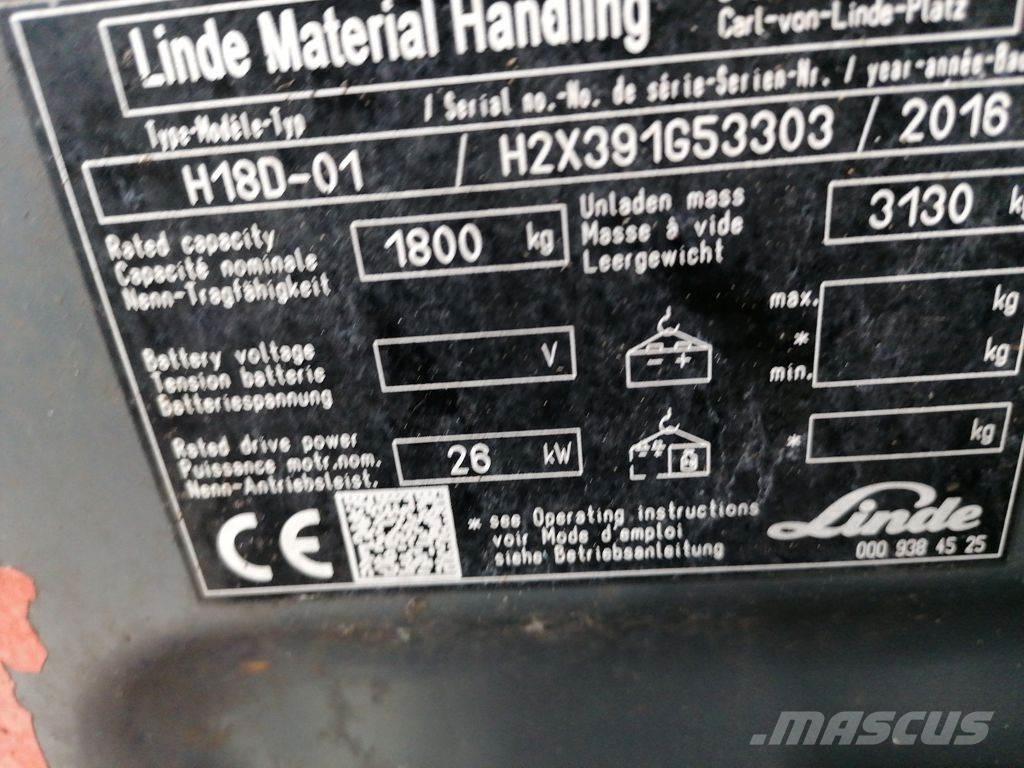 Linde H18D-02 Empilhadores Diesel