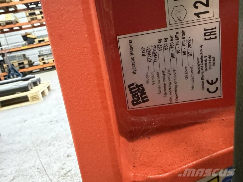 Rammer R12P Martelos de quebragem