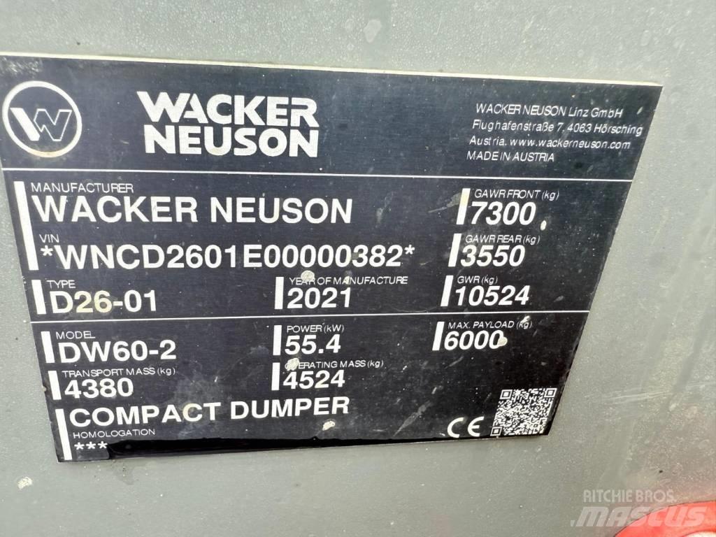 Wacker Neuson DW 60 Dumpers de obras