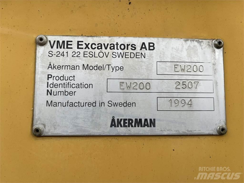 Åkerman EW200 4X4 Escavadoras de rodas