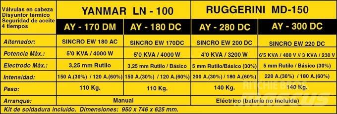 Mosa Ayerbe AY 180 Máquinas de soldar