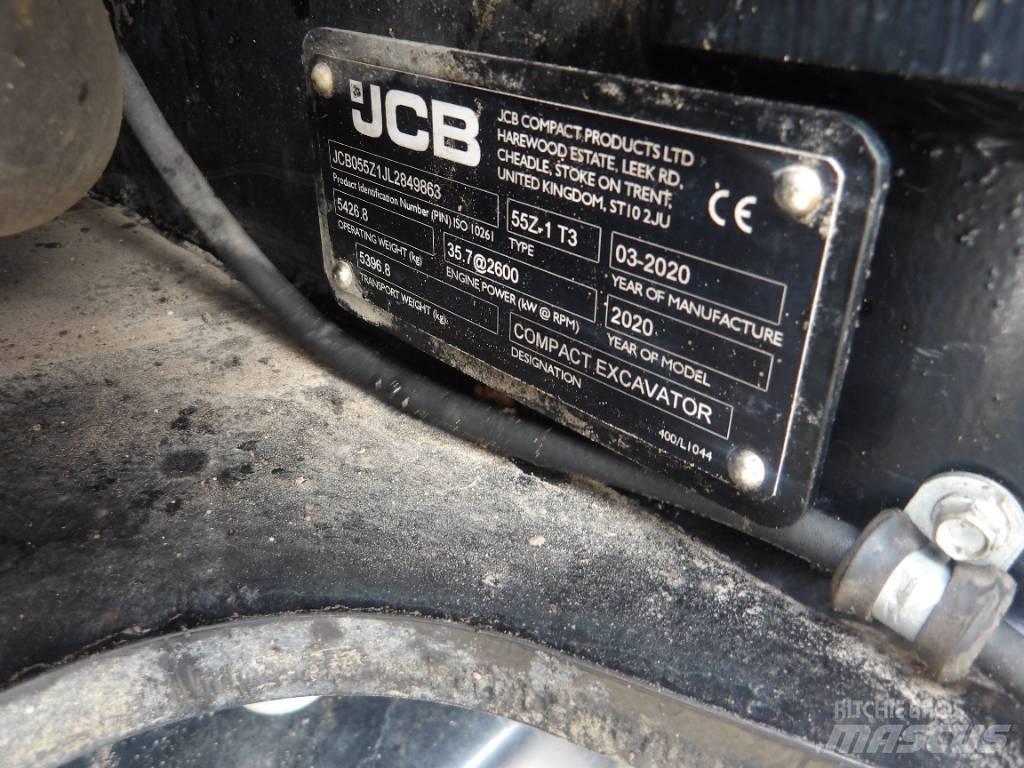 JCB 55Z-1 Miniescavadeiras
